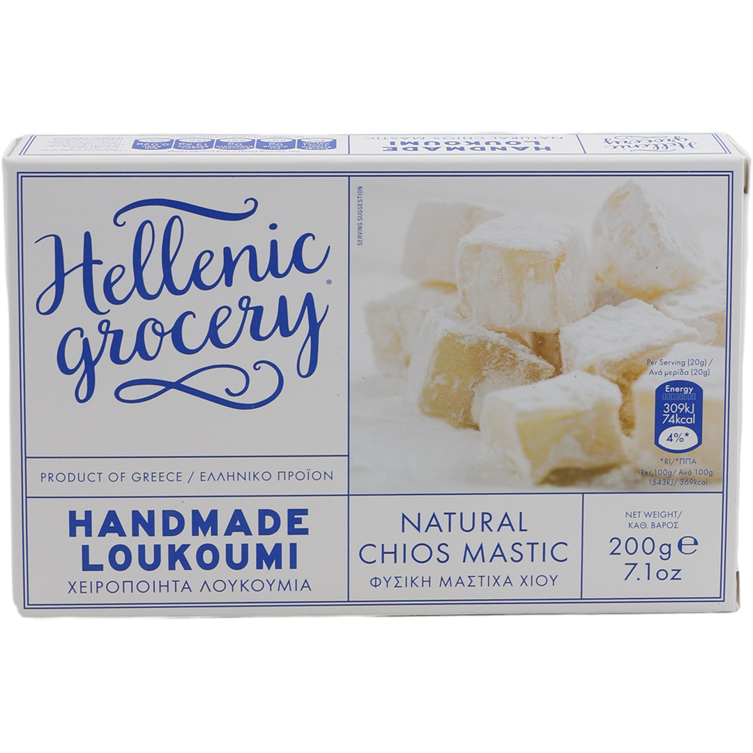 Hellenic Grocery Handmade Loukoumi with Natural Chios mastic