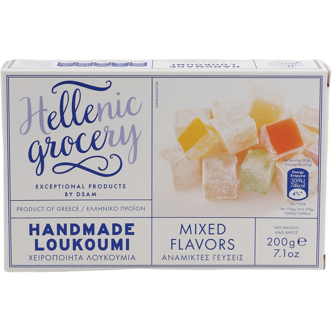 Hellenic Grocery Handmade Loukoumi Mixed Flavors