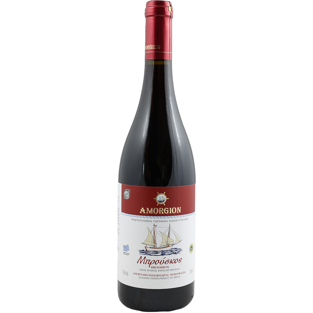 Amorgion Brouskos- Dry Red Wine