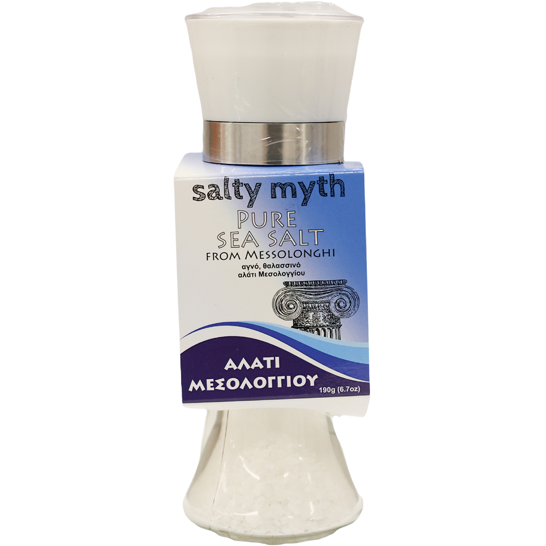 Pure sea salt from Messolonghi