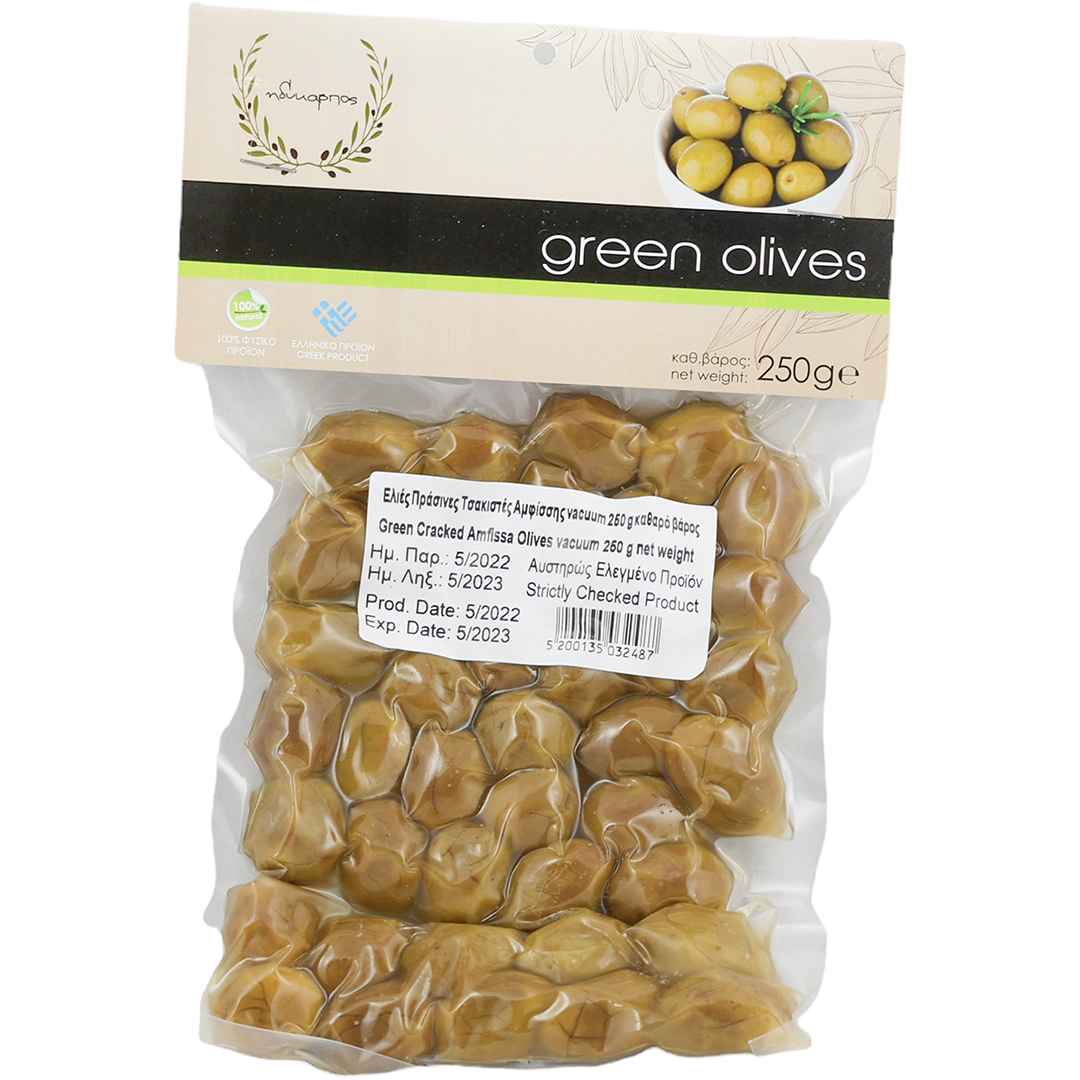 Crushed Green Olives of Amfissa