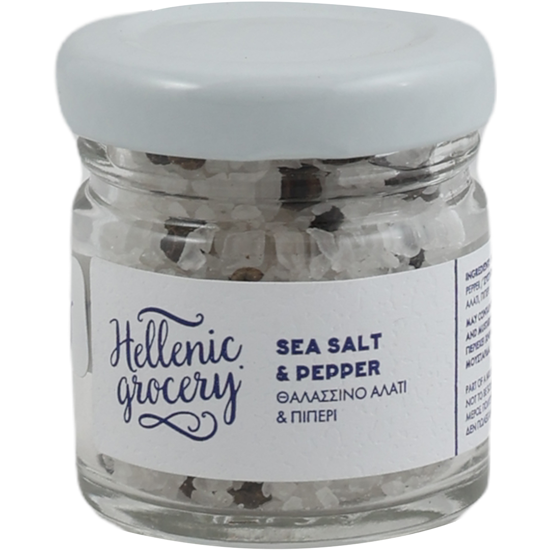 Hellenic Grocery- Sea salt and pepper