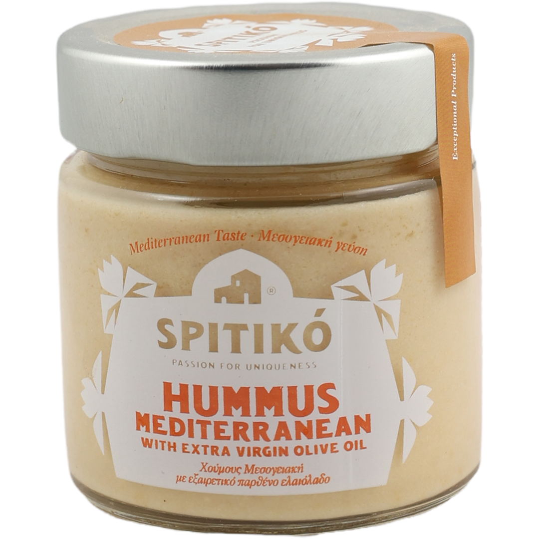 Spitiko Hummus Mediterranean with Extra Virgin Olive oil