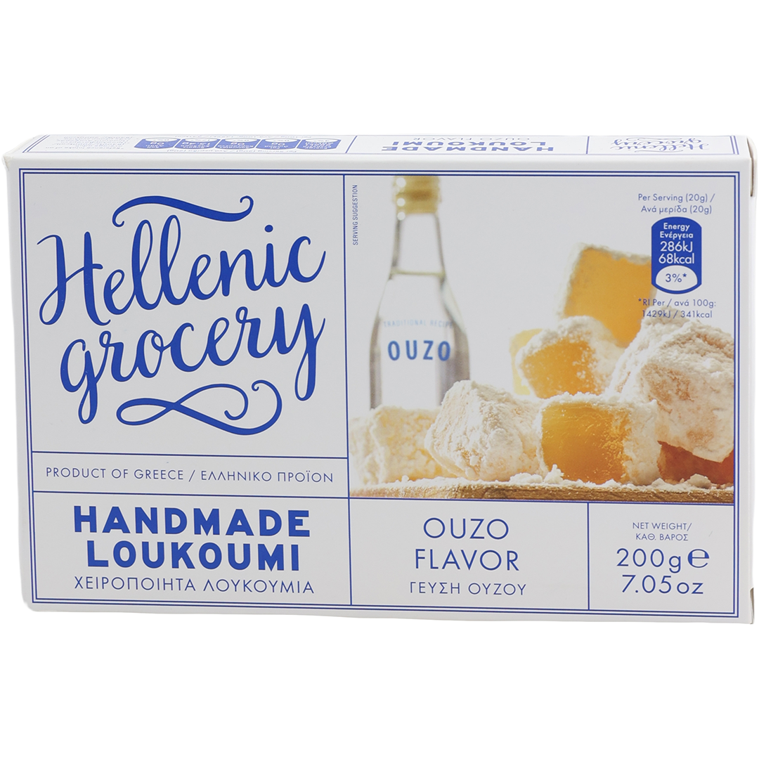 Hellenic Grocery Handmade Loukoumi with Ouzo