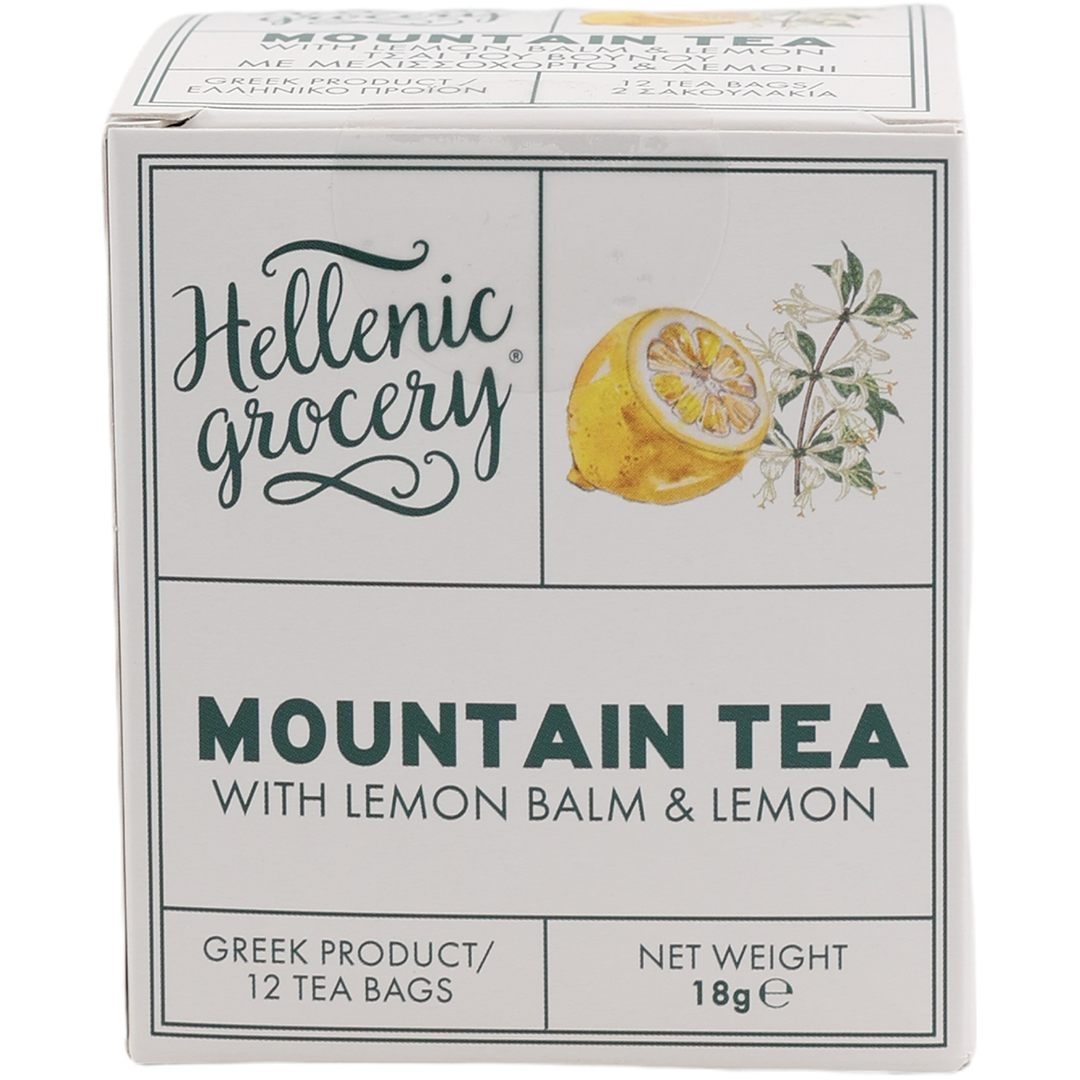 Hellenic Grocery Mountain Tea with Lemon Balm and Lemon