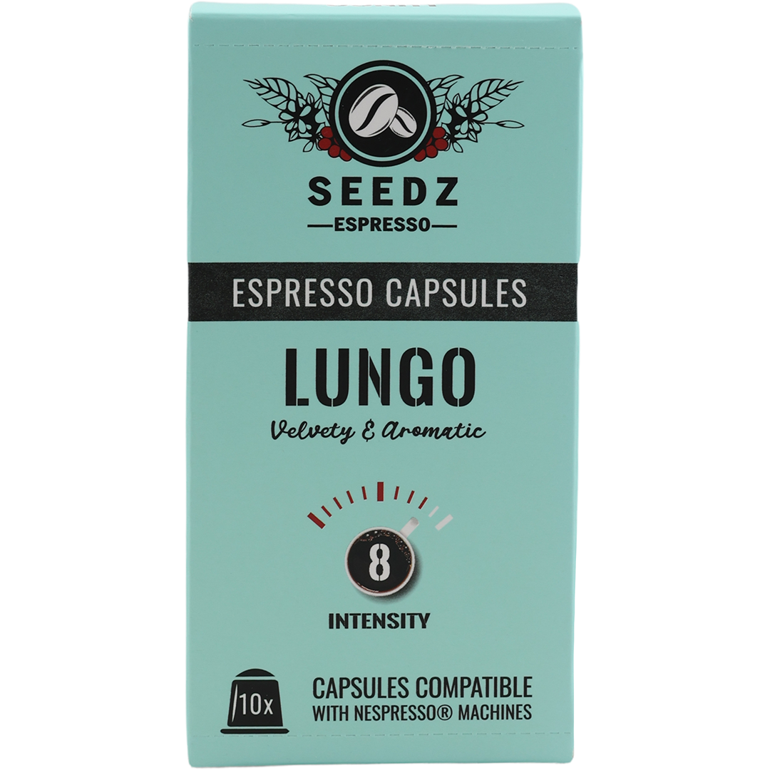 Espresso Seedz Lungo Compatible Capsules Nespresso