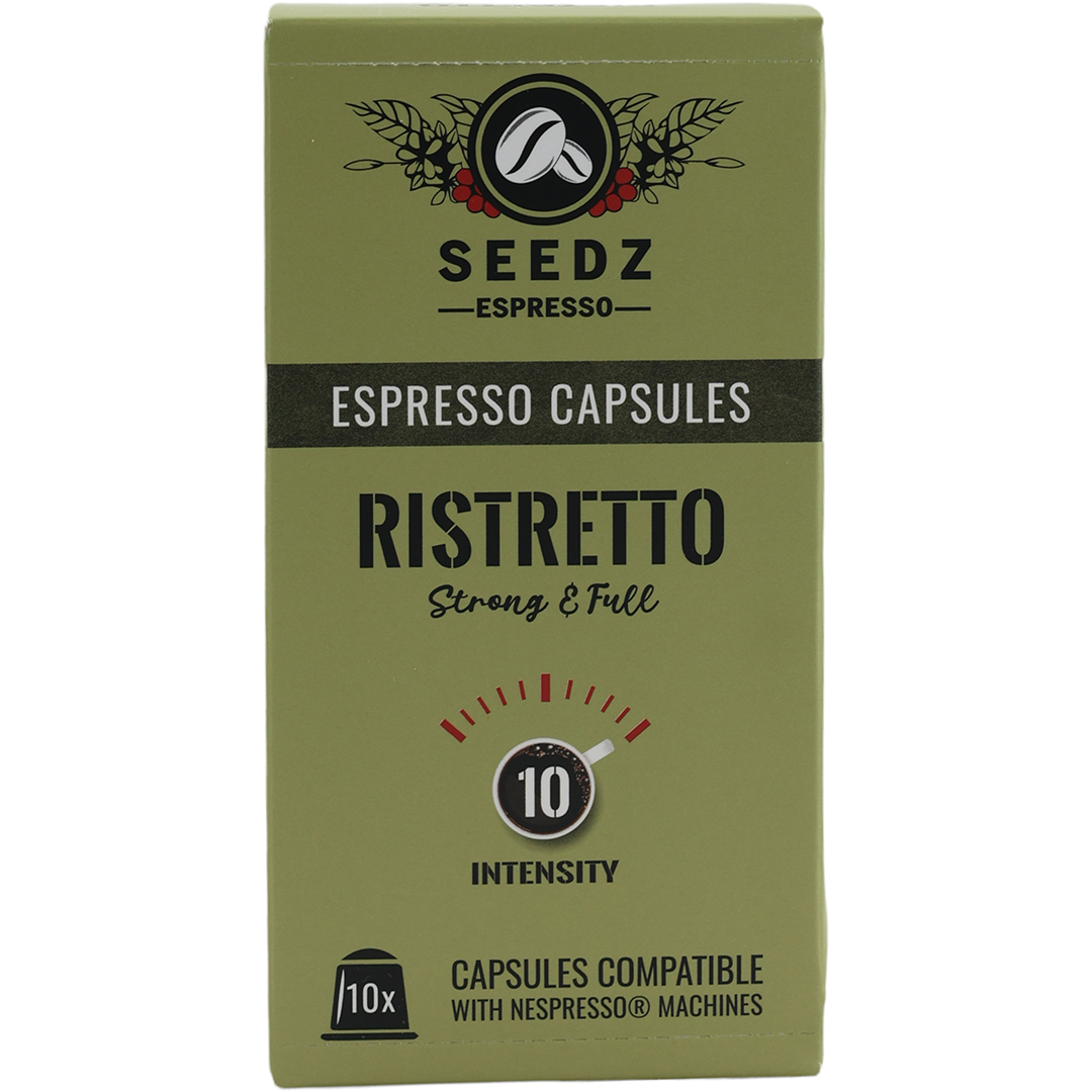 Espresso Seedz Ristretto Compatible Capsules Nespresso
