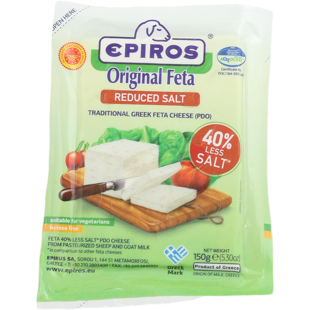 Epiros Original Feta Cheese with reduced salt